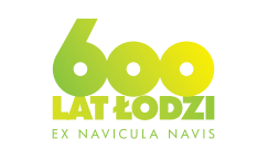 Logo związane z jubileuszem sześćset lecia Łodzi.
