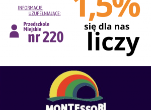 1,5 % podatku dla naszego przedszkola